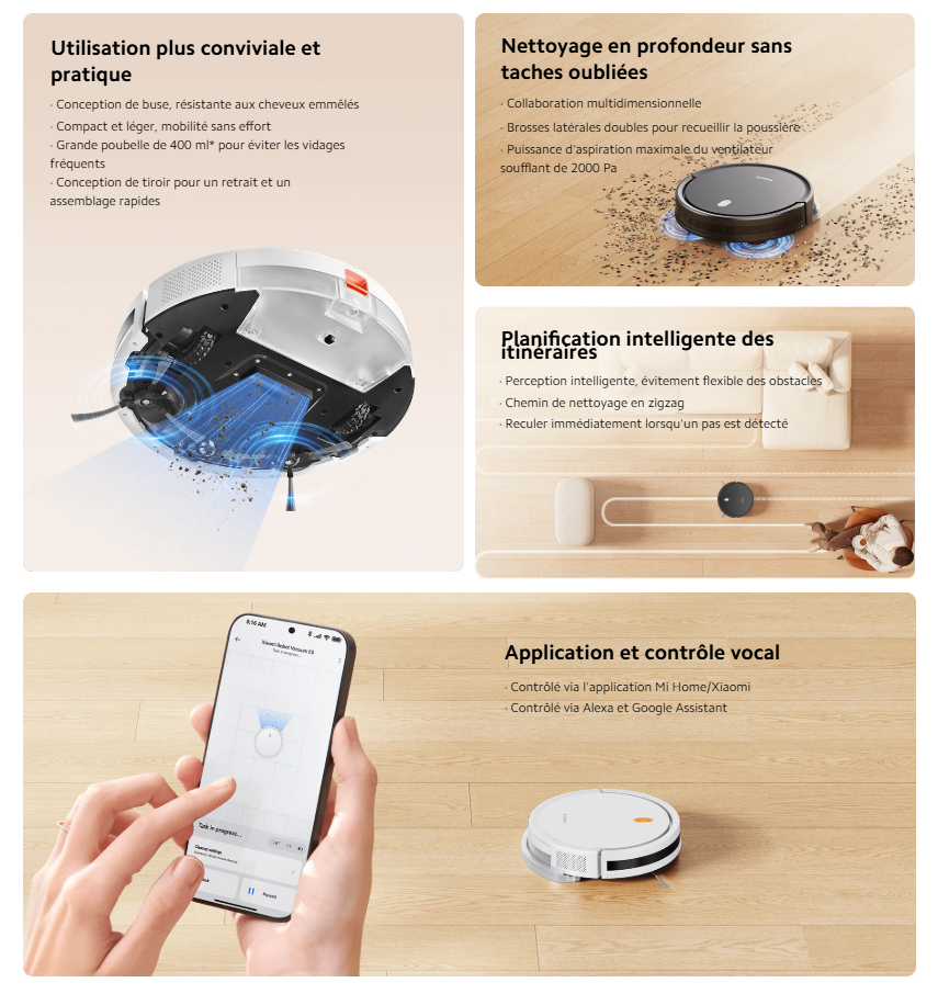 CleanPro™ Smart Robot Floor Vacuum Cleaner